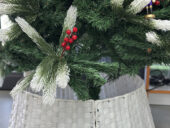 ნაძვის ხის მოწნული კალათი 80სმ