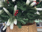 ნაძვის ხის მოწნული კალათი 60სმ