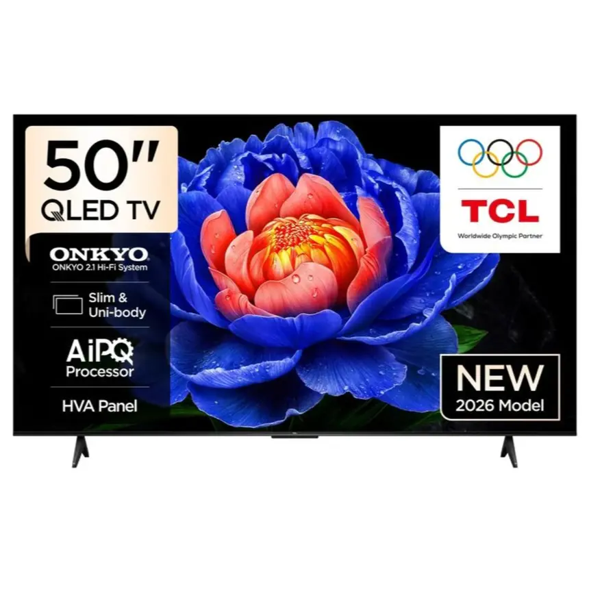 ᲢᲔᲚᲔᲕᲘᲖᲝᲠᲘ TCL 50P7L 4K GOOGLE TV 127sm